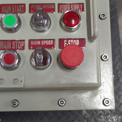 Calificación ATEX CNEX Ex d Revestimiento de caja de panel ignífugo IP66 WF2 para zonas peligrosas con entrada de cable personalizada 295Vac