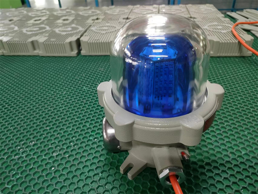 Zona 1 2 Alarma a prueba de explosión Luz de luz visual audible ATEX IP66 WF2 OEM Disponible 40Watt