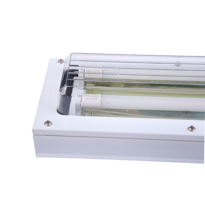 Exproof ATEX Luz fluorescente lineal A prueba de fuego A prueba de polvo/a prueba de agua para la zona peligrosa 1 2 Gas de petróleo 100lm/watt