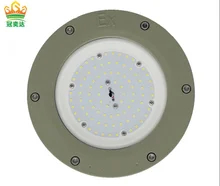 Zona 1/2 Iluminación LED a prueba de explosión con carcasa de aleación de aluminio de 140W