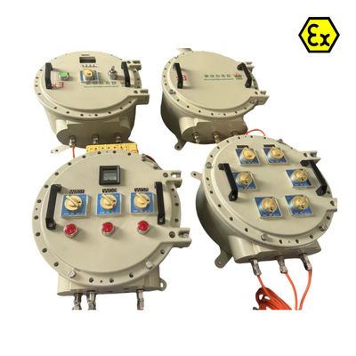 Panel de control a prueba de explosión de acero inoxidable certificado ATEX CNEX con protección IP66