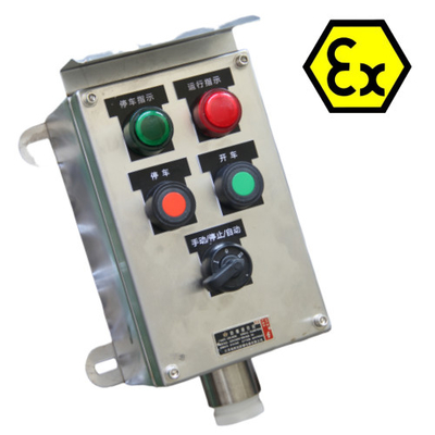 2 mm Ex D E IIC T6 IP66 WF2 Panel de control de distribución a prueba de llamas