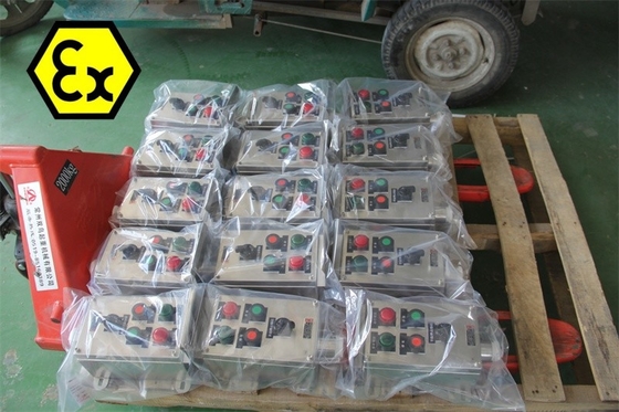 2 mm Ex D E IIC T6 IP66 WF2 Panel de control de distribución a prueba de llamas
