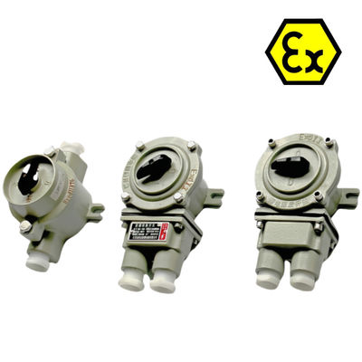 Interruptor a prueba de explosiones de aluminio de grado marino, 10A de corriente, 50/60HZ de voltaje para aplicaciones industriales