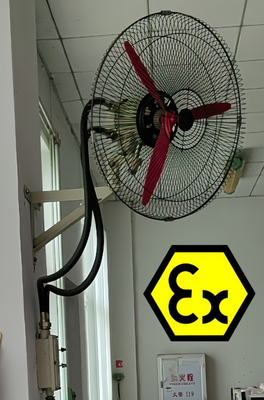 Ventilador de escape a prueba de chispas de 4 pulgadas a prueba de explosión para ventilación