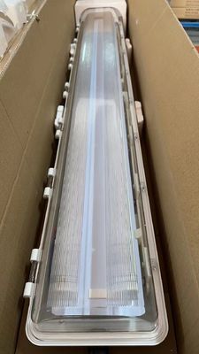 Lámpara fluorescente a prueba de explosiones de acero inoxidable – De 590 mm a 6 pies, lámpara de emergencia a prueba de llamas para áreas peligrosas