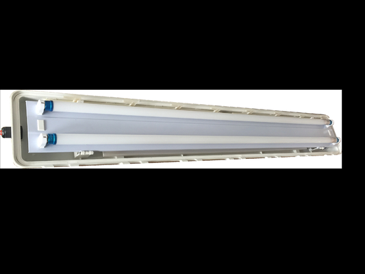 EX accesorio de iluminación ligero linear del tubo de la prenda impermeable T8 de la prueba LED de ATEX 2x18w 2x36w