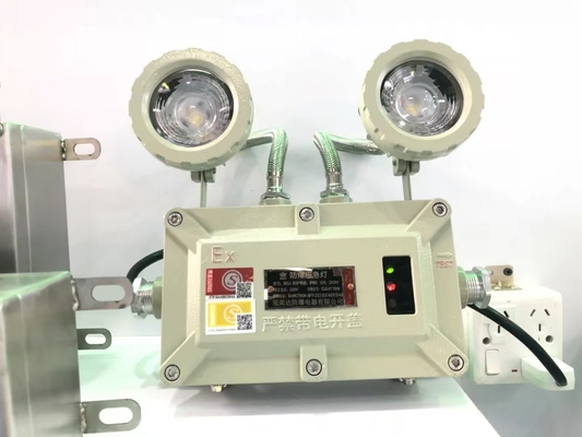220VAC 24/36VDC Luz de emergencia LED a prueba de explosión con 50000h de vida útil