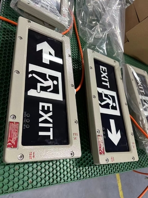 luz de emergencia a prueba de explosión 4500-6500K Clase 1 Div 2 2*3W Aleación de aluminio 90/120/180 Minutos