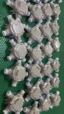 Ex Mark Ex Db IIC T6 Gb/ Ex Tb IIIC T80°C Db Casilla de conector a prueba de fuego con material de aleación de aluminio resistente al calor
