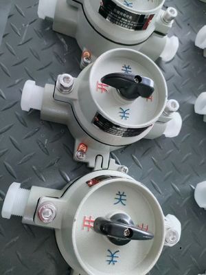 Interruptor selector eléctrico a prueba de explosiones de 220V / 380V con WF2 Zona Gris 22