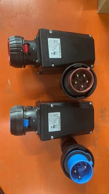 Prueba de explosión 16A IP66 recubrimiento de latón 2 pin 3 conector de cable y toma para equipos industriales