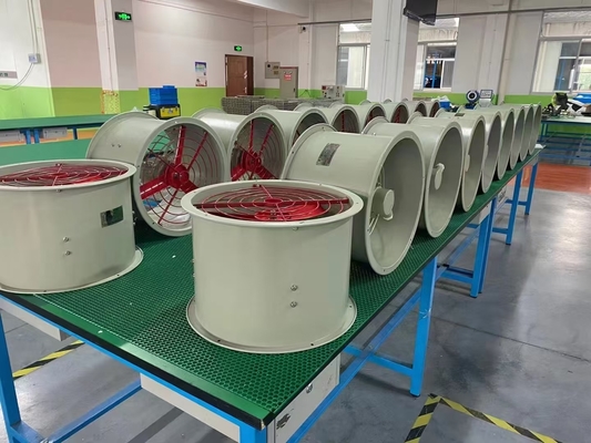Ventilador de escape a prueba de explosión ATEX para aplicaciones de gas y polvo certificado CE