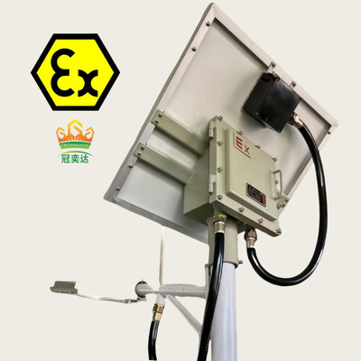 Luz solar de calle a prueba de explosión Atex IECEx Aprobado WF2 IP66 100 Watt 140lm