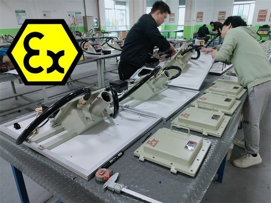 Luz solar de calle a prueba de explosión Atex IECEx Aprobado WF2 IP66 100 Watt 140lm