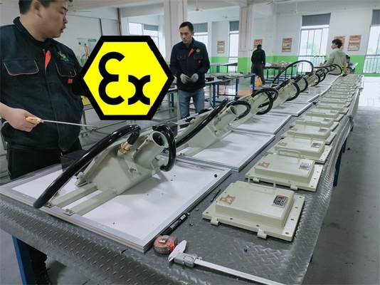 A prueba de explosión ATEX Soalr Street Light LED Lamp Iluminación de 100 vatios