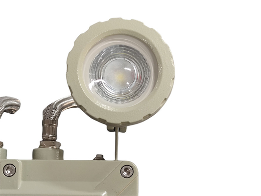 Iluminación de emergencia a prueba de explosiones Zona 1/Zona 2 | Luminaria LED de pared/techo impermeable y a prueba de fuego para áreas críticas