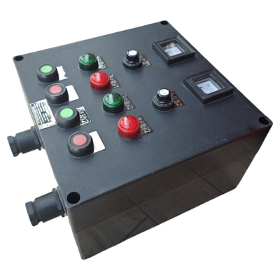 Estación de control a prueba de explosión de 220V con certificación ATEX GRP Anticorrosion IP66 WF2 Montaje vertical colgante para entornos peligrosos Zona1 Zona2