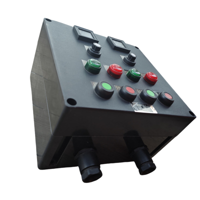Estación de control a prueba de explosión de 220V con certificación ATEX GRP Anticorrosion IP66 WF2 Montaje vertical colgante para entornos peligrosos Zona1 Zona2