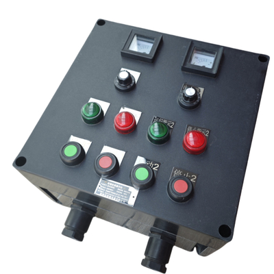 Estación de control de GRP a prueba de llamas de 380 V, homologada por CNEX ATEX, entrada de cable personalizable de plástico completo para la zona 1 de la zona 2 de la zona 1 de la zona 2