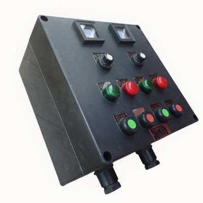Estación de control de GRP a prueba de llamas de 380 V, homologada por CNEX ATEX, entrada de cable personalizable de plástico completo para la zona 1 de la zona 2 de la zona 1 de la zona 2