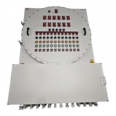 ATEX 380V Paneles de control ignífugos Panel de distribución de energía industrial Material de aluminio anticorrosión IP66 para zona peligrosa1 2 21 22 Corriente nominal ≤ 250A