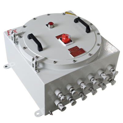 Estación de control a prueba de explosión ATEX de bajo consumo energético    Cajas de control eléctricas ignífugas 220/380Vac G1/2", G3/4", G1, G1.1/4", G1.1/2", G2