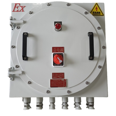 Paneles de distribución a prueba de explosión industriales aprobados por CNEX ATEX Aluminio de grado marino para zonas peligrosas1 DIV1 Iluminación de emergencia a prueba de llamas fuente de alimentación centralizada Corriente nominal ≤ 230A