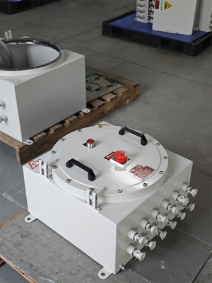Estación de control a prueba de explosión ATEX de bajo consumo energético    Cajas de control eléctricas ignífugas 220/380Vac G1/2", G3/4", G1, G1.1/4", G1.1/2", G2