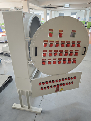 Estación de control a prueba de explosión ATEX de bajo consumo energético    Cajas de control eléctricas ignífugas 220/380Vac G1/2", G3/4", G1, G1.1/4", G1.1/2", G2