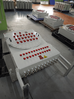 Estación de control a prueba de explosión ATEX de bajo consumo energético    Cajas de control eléctricas ignífugas 220/380Vac G1/2", G3/4", G1, G1.1/4", G1.1/2", G2