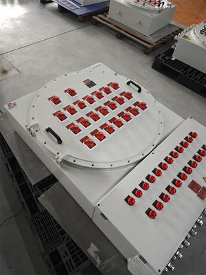 Caja de distribución a prueba de explosión de tensión nominal personalizable gabinete de control a prueba de llamas ATEX calificado para zonas peligrosas zona 1&2 21&22