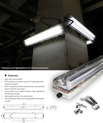 Ahorro de energía de 36 pulgadas T5 T8 Luz de tubo LED a prueba de llama 6000K para aplicaciones versátiles