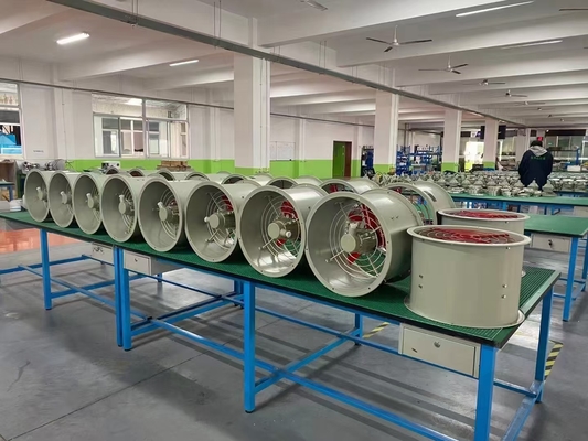 Ventilador de ventilación portátil a prueba de explosiones con certificación ATEX RPM 2800 – Diseño a prueba de llamas para Zona Peligrosa 1 / División 1, entornos clasificados T1~T4