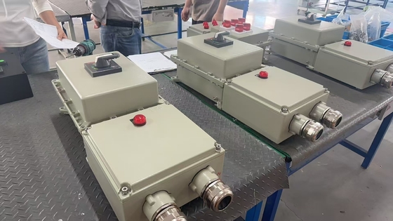 Panel de control a prueba de explosión IP66 Nivel de protección WF2 para zonas ATEX