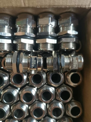 IP68 Glándula de cable a prueba de explosión con latón CE ROHS Certificados ISO9001 para conexiones seguras duraderas