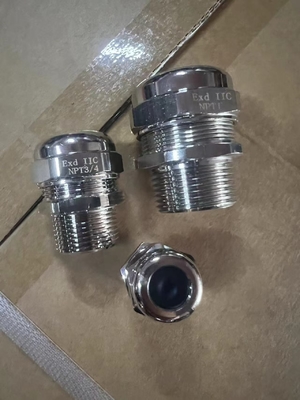 IP68 Glándula de cable Atex/Iecex Glándula de cable a prueba de explosión para aplicaciones de petróleo y gas
