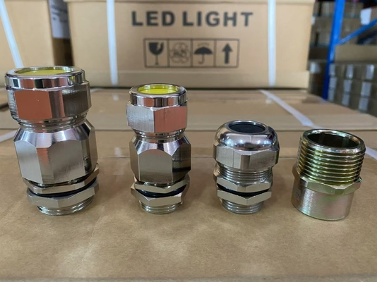 Glándula de cable de prueba de latón para cables de 6-12 mm con ATEX IECEx INMETRO