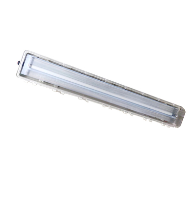 100lm/w Eficiencia luminosa Iluminación fluorescente resistente a explosiones 2*18w/2*36w Para entornos peligrosos
