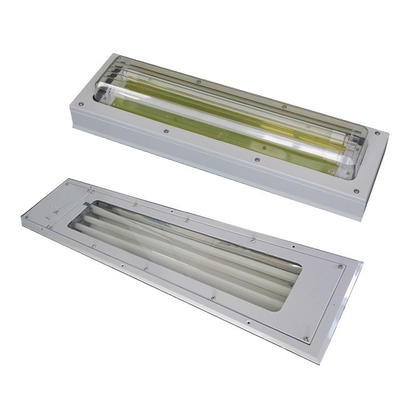 Filtro de luz fluorescente a prueba de explosión de plástico entero GRP 100lm/w Eficiencia luminosa 120-140° Ángulo de haz