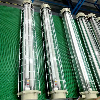 Ex Tb IIIC T80°C Db 2*18w/2*36w Luz fluorescente a prueba de explosión con eficiencia luminosa de lámpara de 100lm/w