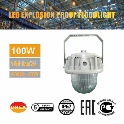 Iluminación para áreas peligrosas de aleación de aluminio IP66 LED de alta eficiencia de 50-100W