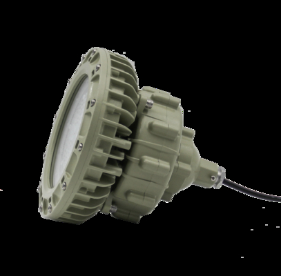 Luminaria LED de Bahía Alta a Prueba de Explosiones ATEX Certificada IP66 para Entornos de Petróleo, Gas, Químicos y Minería, Eficiencia 160lm/w