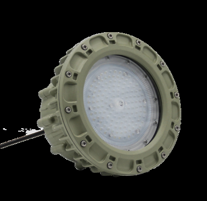 Luminaria LED de Bahía Alta a Prueba de Explosiones ATEX Certificada IP66 para Entornos de Petróleo, Gas, Químicos y Minería, Eficiencia 160lm/w