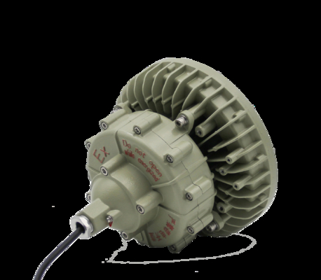 Luminaria LED de Bahía Alta a Prueba de Explosiones ATEX Certificada IP66 para Entornos de Petróleo, Gas, Químicos y Minería, Eficiencia 160lm/w