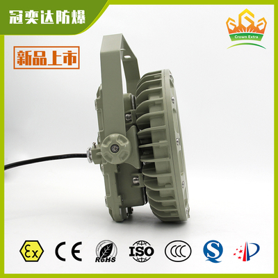 Iluminación industrial LED a prueba de explosión ATEX IECEx Zona 1 y 2 Certificada. Iluminación a prueba de agua, antiexplosión y eficiente en energía para áreas peligrosas en plataformas petroleras, tanques y almacenes industriales.