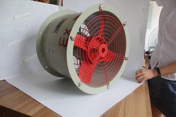 Ventilador axial a prueba de explosión certificado ATEX.