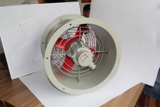 Ventilador axial a prueba de explosión certificado ATEX.
