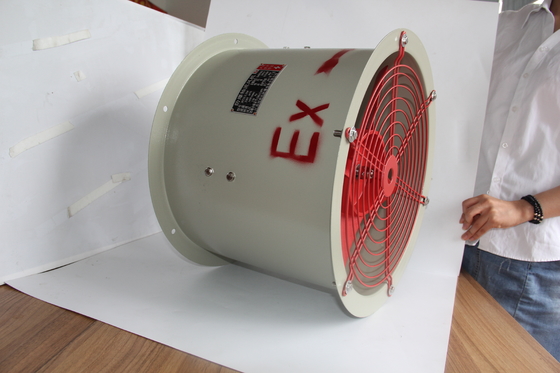 Ventilador axial a prueba de explosión certificado ATEX.