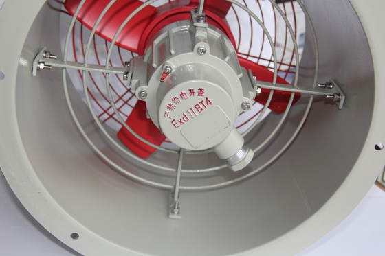 Ventilador axial a prueba de explosión certificado ATEX.